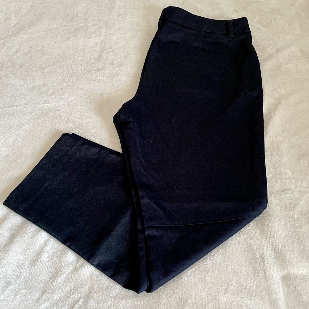 New York & Company Navy Crop Pants